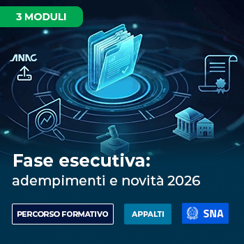 Corso gestione fase esecutiva per qualificazione stazioni appaltanti