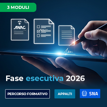 Corso gestione fase esecutiva per qualificazione stazioni appaltanti