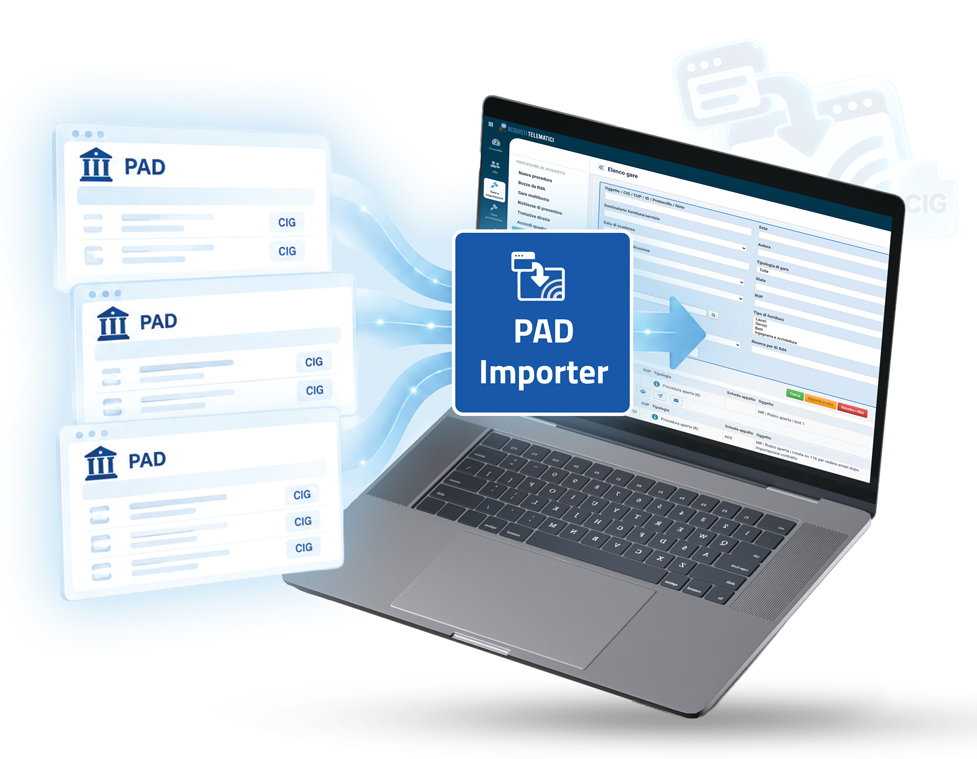 PAD Importer modulo di importazione CIG e contratti