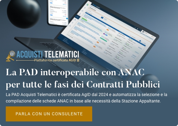 Acquisti Telematici: PAD interoperabile con ANAC
