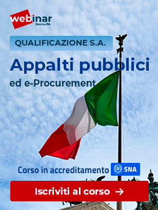 Iscriviti al corso valido per la qualificazione delle Stazioni Appaltanti: Appalti pubblici ed e-Procurement