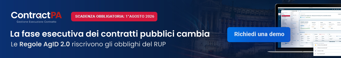 ContractPA gestione esecuzione contratto - fase esecutiva appalti regole AgID 2.0