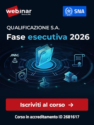 webinar fase esecutiva qualificazione stazioni appaltanti 2026 ottobre