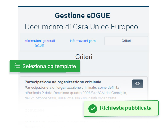 Gestione del DGUE elettronico sulla piattaforma Acquisti Telematici