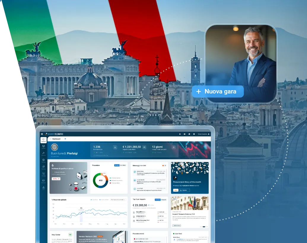 PAD certificata per la gestione dell'albo fornitori delle gare e della fase esecutiva