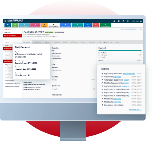 pad certificata per gestione e esecuzione contratto